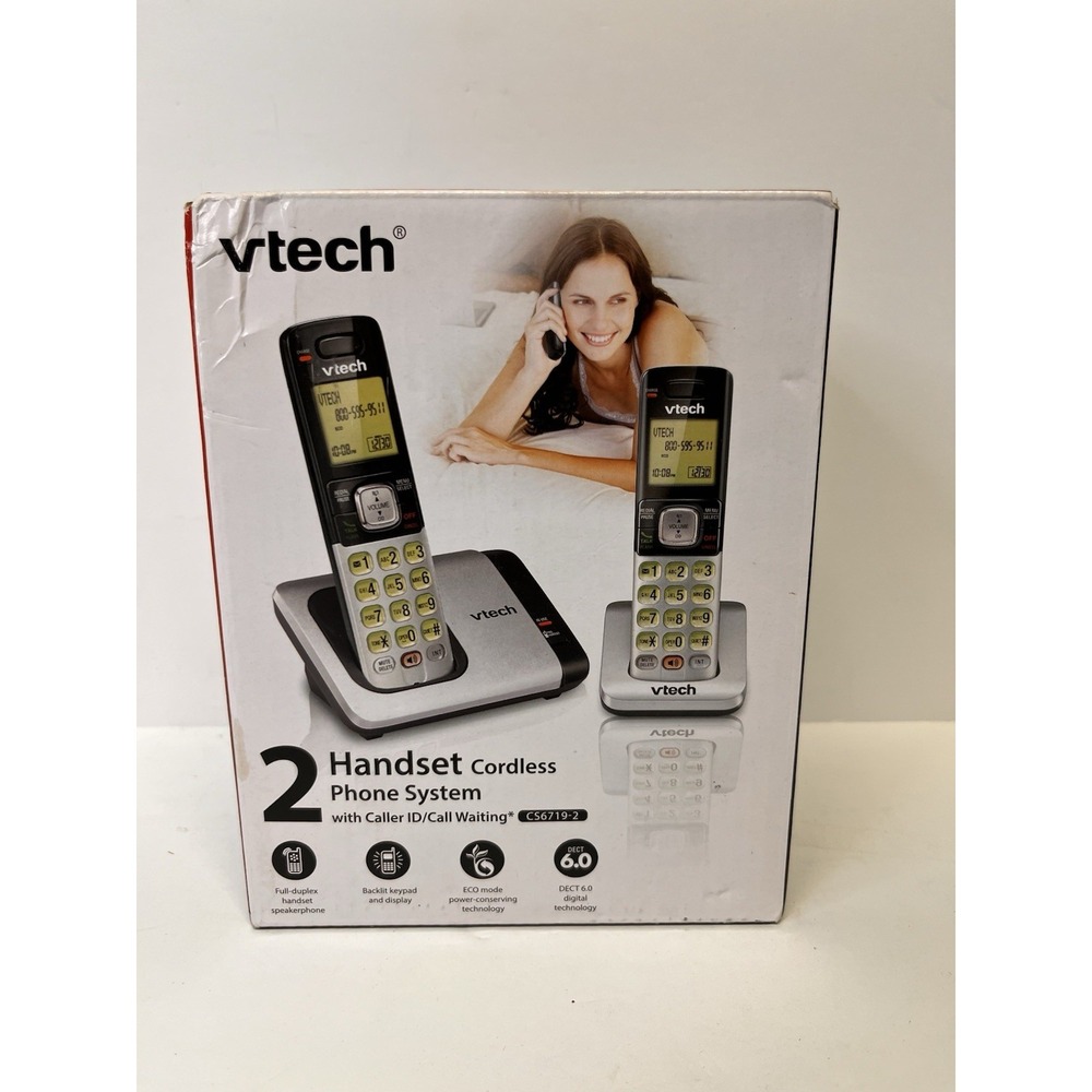 VTech CS6719-2 2-Handset Cordless Phone with Caller ID/Call Waiting, Handset